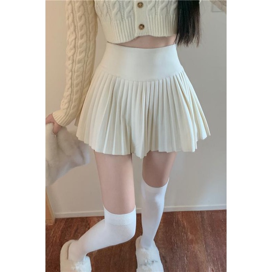 Chân Váy Len Chữ A Màu Sắc Thời Trang Hàn Quốc