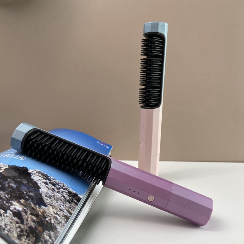 Máy Uốn Và Duỗi Tóc 2 Trong 1 Cổng USB Nhanh Chóng Cho Salon