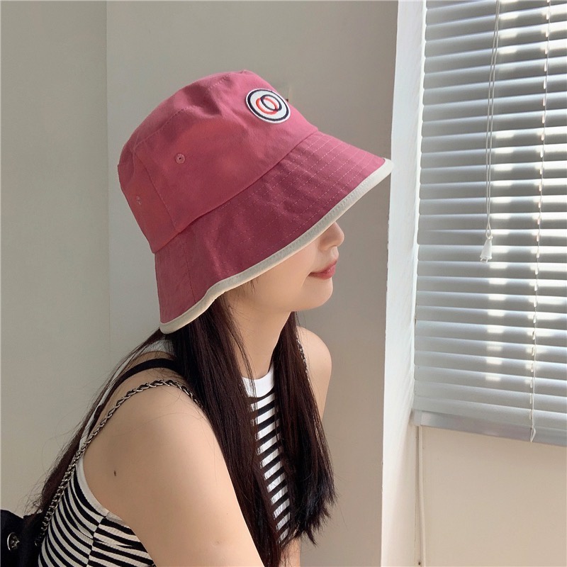 Mũ tai bèo MG STUDIO cotton thiết kế ghép nối thời trang