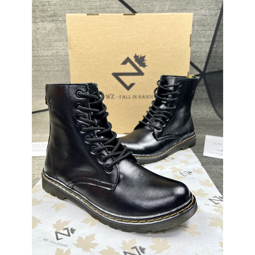 Giày da DR Martens cao cổ WZ chính hãng da thật form hàn quốc