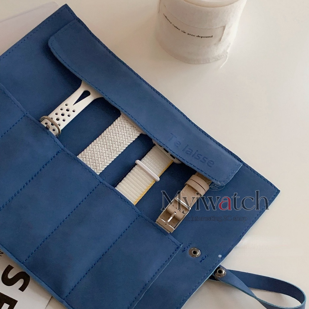 Túi Da Đựng Dây Cáp / Dữ Liệu Đa Năng Cho Samsung Xiaomi iwatch 8 7 6 5 4 SE 3 2 1 41 45mm 40mm 44 42 mm Mi 6 5 4 3