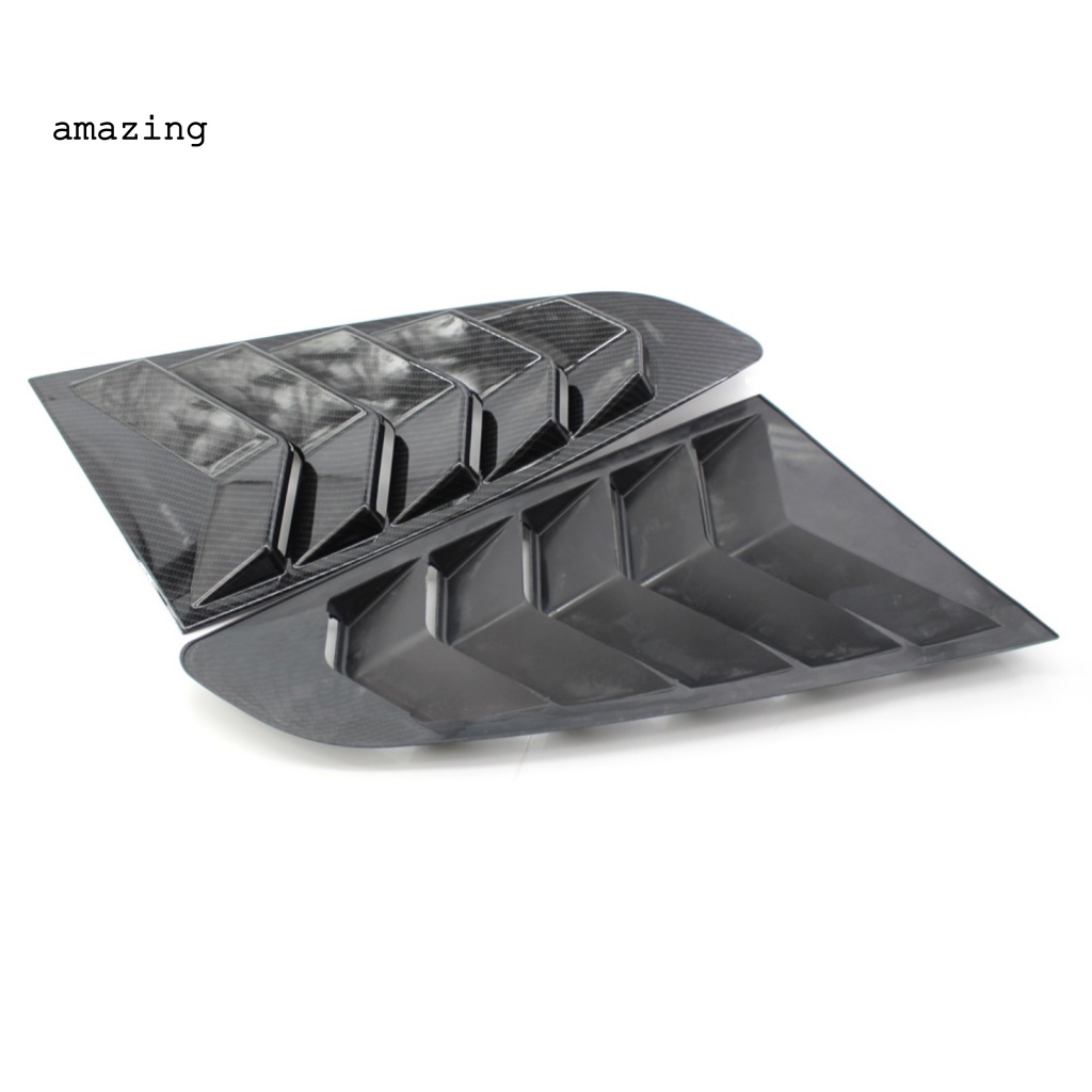 Bộ 2 Khung Cửa Sổ Bên Hông Họa Tiết Sợi Carbon Cho Ford Mustang 15-17