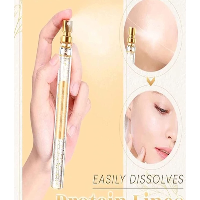 Bộ Dụng Cụ Nâng Chỉ Protein Hòa Tan Và Tinh Chất Vàng Nano Kết Hợp Collagen Sâu Dưỡng Ẩm Sâu Cho Da (1 Bộ + 5 Lọ) JP5