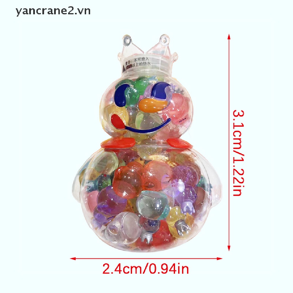 1 Mô Hình Vua Tuyết Nhỏ Trong Suốt Đầy Màu Sắc {YAN2} {YAN2} {yancrane