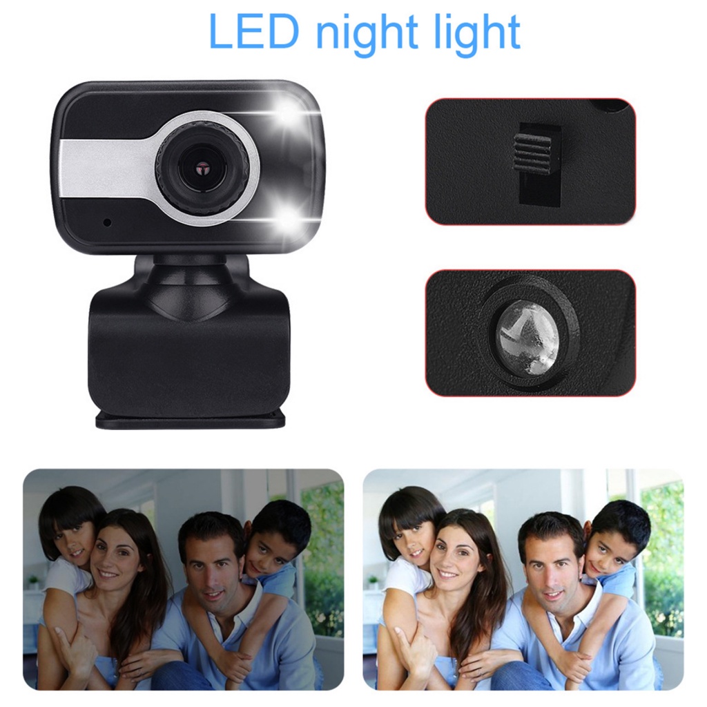 Webcam mini 1080P LENOVO hình hoa hướng dương kèm micro tiện dụng cho máy tính