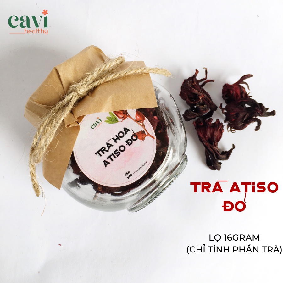 Trà Hoa Atiso Đỏ Hibicus 50gr sấy khô nguyên nụ hoa, loại đẹp không nát