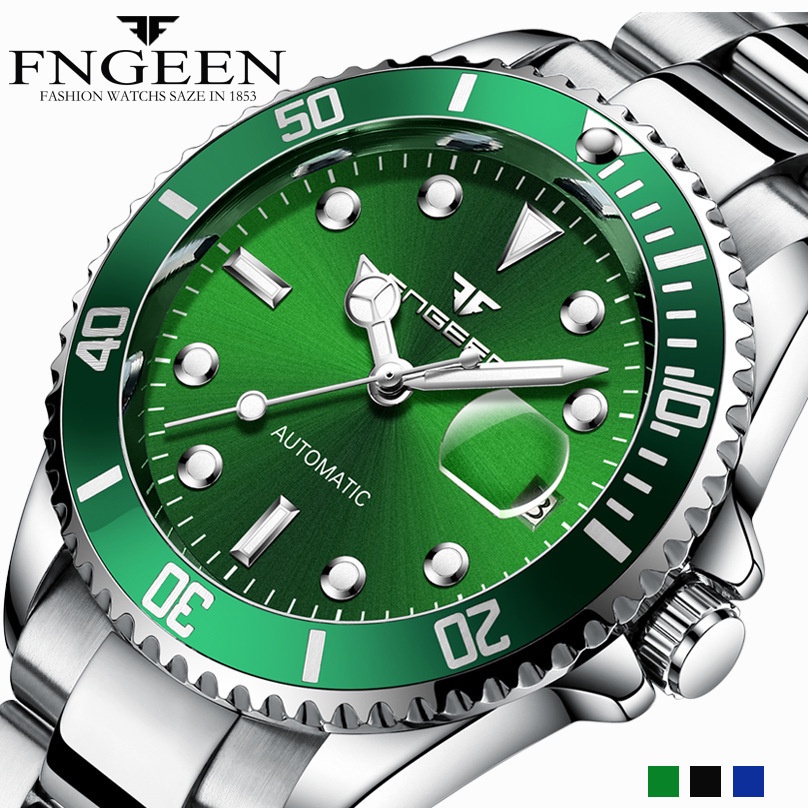 Fngeen, Đồng hồ Thụy Sĩ, Dòng ma nước, Đồng hồ tự động, Đồng hồ nam, Đồng hồ cơ nam, Đồng hồ nam phát sáng chống nước thương hiệu nổi tiếng