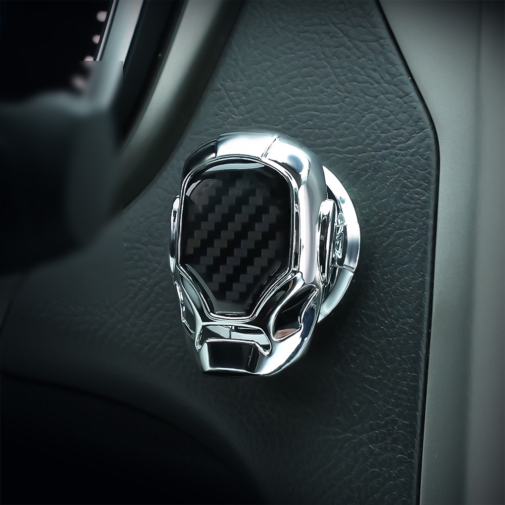 Vỏ Bọc Nút Khởi Động Xe Hơi 2 Màu Trang Trí Nội Thất