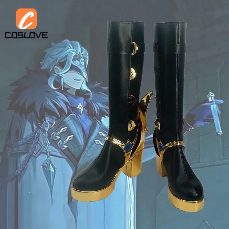 Giày Bốt Hóa Trang Nhân Vật Doctor Dottore Trong Game GenshinImpact The Doctor Dottore Thời Trang Unisex