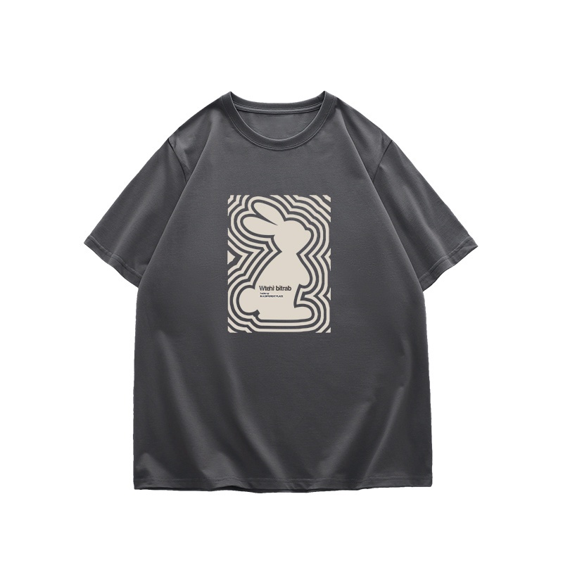 NRVP Áo thun 100% cotton tay ngắn dáng suông in họa tiết trẻ trung thời trang unisex size 5XL