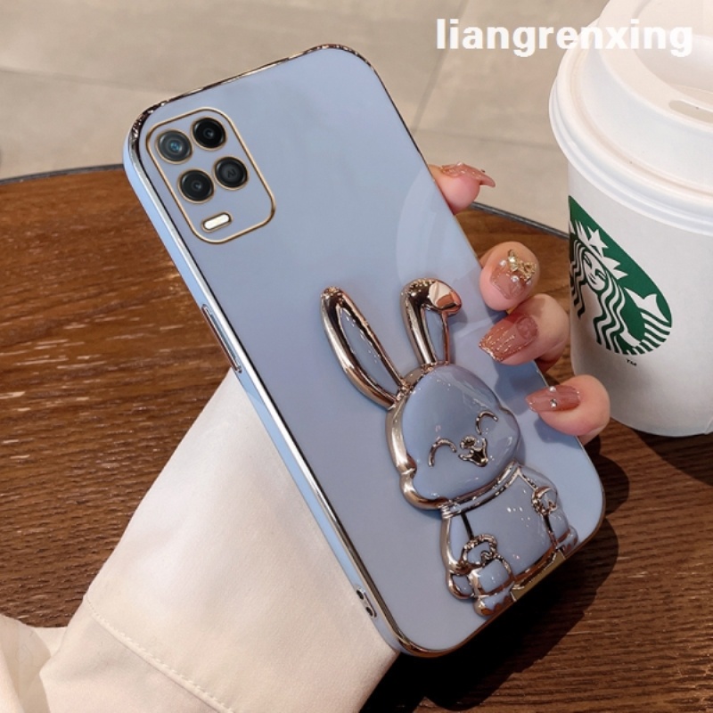 ốp lưng realme 8 pro realme 8 4g realme 8 5g Ốp Điện Thoại Silicon Chống Sốc Mạ Điện DDTZZJ01 Cho realme 8 pro realme 8 4g realme 8 5g viền vuông cute