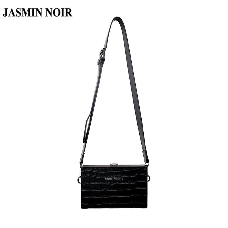 Túi Đeo JASMIN NOIR Chéo Vai Họa Tiết Da Cá Sấu Thời Trang Sành Điệu Cho Nữ