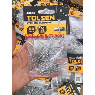 Bọc 50 đinh rive 2.4x6.4mm tolsen 43005