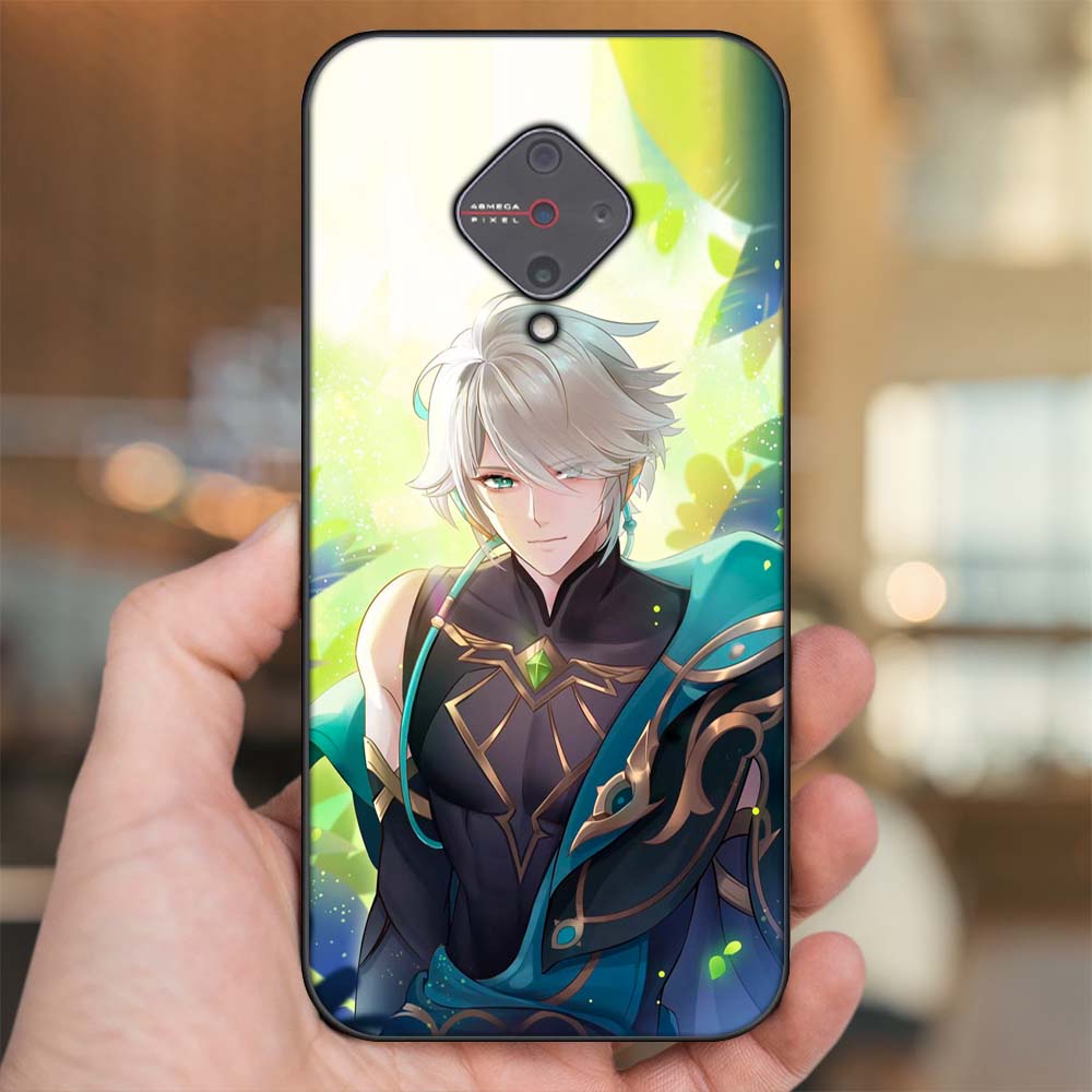 Ốp lưng Vivo S1 Pro viền đen in hình Alhaitham Genshin Impact