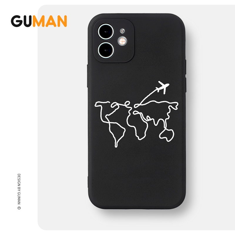 Ốp lưng GUMAN Mềm nam nữ cặp đôi dễ thương đẹp Cho iPhone 14 13 12 11 Pro Max SE 2020 X XR XS 8 7 ip 6S 6 Plus kute XYB1376
