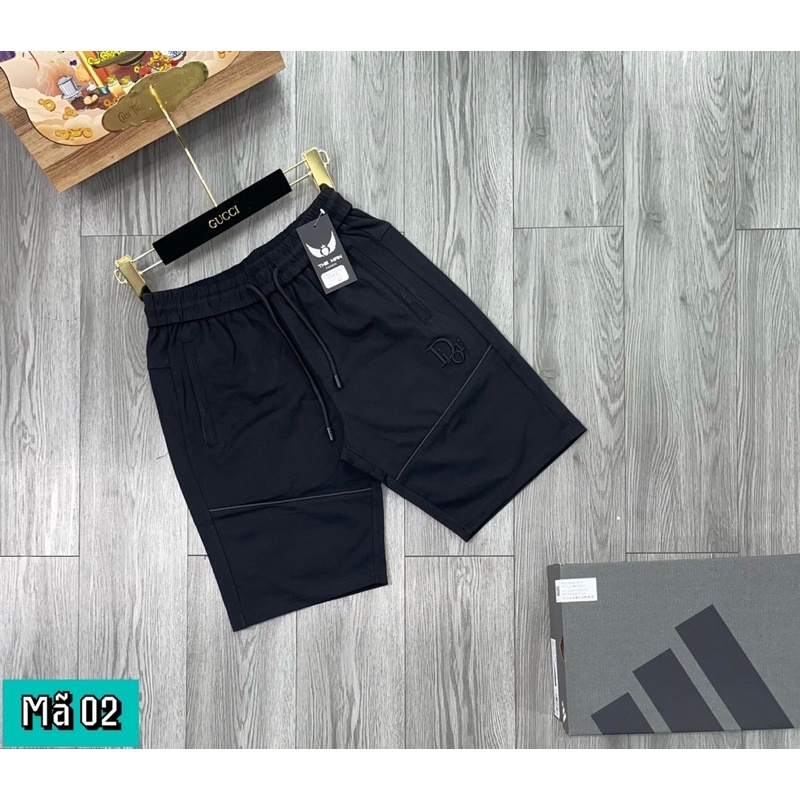 Quần Thun, Quần Đùi Nỉ UMI Trơn, Co Dãn, Khoá Túi Chuẩn From