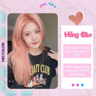 Thuốc Nhuộm Tóc Màu HỒNG ĐÀO cần tẩy | THUỐC NHUỘM TÓC TẠI NHÀ