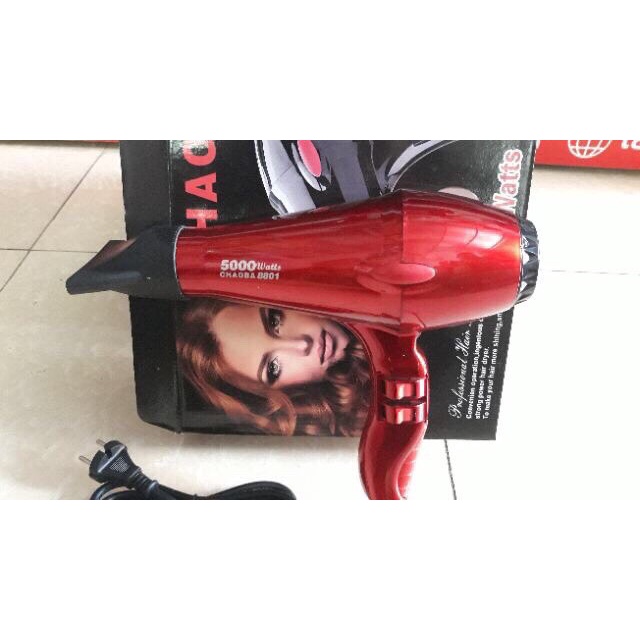 Máy Sấy Tóc ChacBa 8801 Máy Sấy 2 Chiều Nóng Lạnh Thiết Kế Chuyên Dụng Cho Salon - 8801