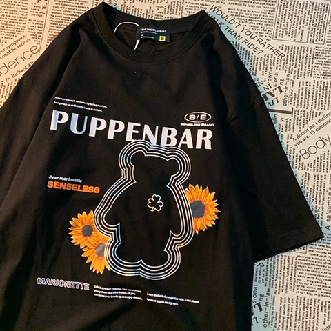 NRVP Áo Thun Tay Ngắn In Hình Thời Trang Đường Phố Hàn Quốc Mới Cho Nữ