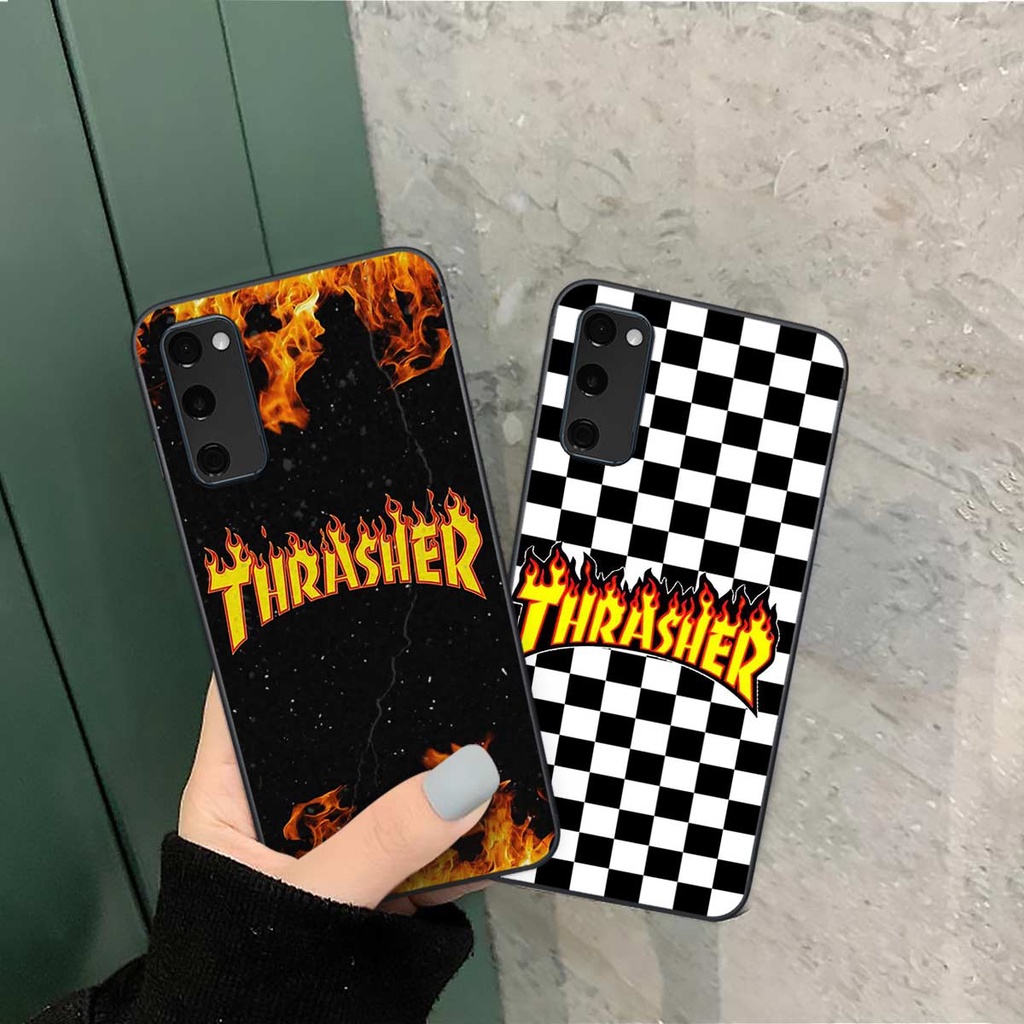 Ốp lưng Samsung S20 Fe hình caro, thời trang hàng hiệu cao cấp, vỏ ốp rẻ đẹp