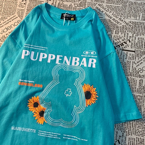 NRVP Áo Thun Tay Ngắn In Hình Thời Trang Đường Phố Hàn Quốc Mới Cho Nữ