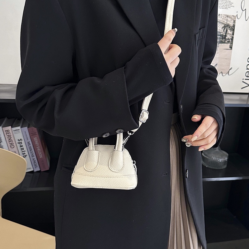 Túi Đeo Chéo mini Màu Trơn Đơn Giản Thời Trang Cho Nữ