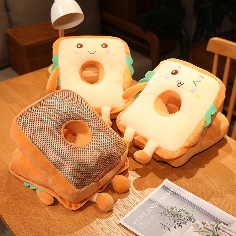 Gối Nhồi Bông Hai Mặt Hình Emoji Dễ Thương