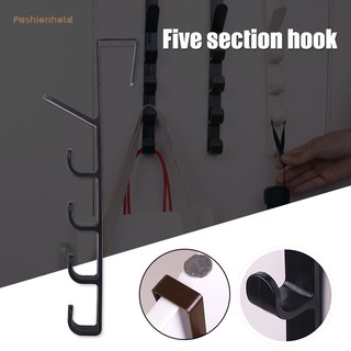 Giá Treo Khăn 5 Móc Đa Năng Không Cần Đục Lỗ Và Không Cần Khoan Lỗ Cho Nhà Bếp / Phòng Tắm / Nhà Bếp 5-Link