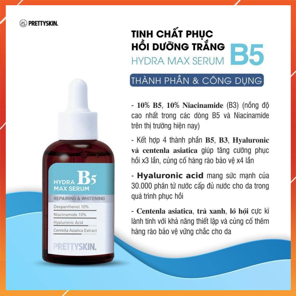 Serum dưỡng ẩm hồi phục da B5 Mediphar Hydrating