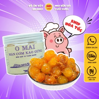 Ô mai mận cơm xào gừng 250g - đồ ăn vặt moimoi