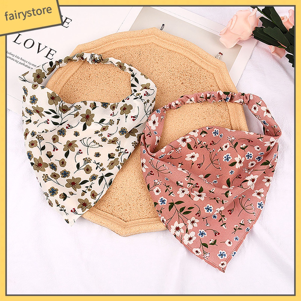 Khăn Quàng Cổ Polyester Bản Rộng In Họa Tiết Hoa Phong Cách Dành Cho Nữ [Fairy1] [Fairy1]