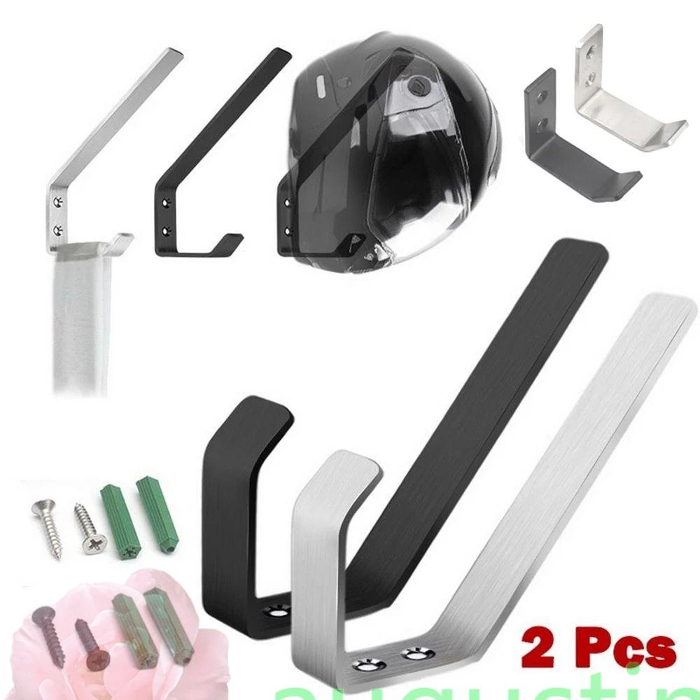 Móc Treo Mũ Bảo Hiểm Bằng Thép Không Gỉ Màu Đen Đa Năng Tiện Dụng Cho Xe Máy|Giá Đỡ Trưng Bày Mũ Bảo Hiểm Gắn Tường Tiện Lợi