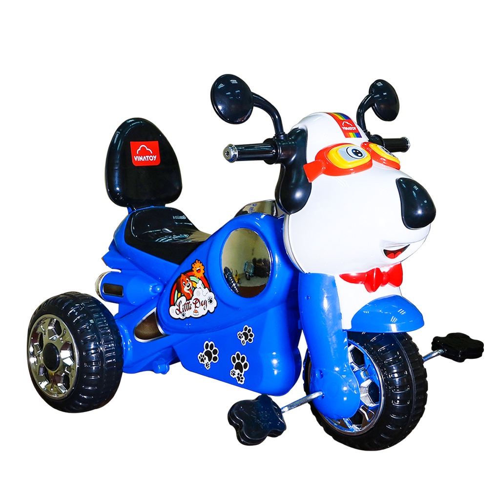 Xe 3 Bánh Nhựa Chợ Lớn L9 hình Chú Chó Thông Minh  - M1814-X3B - Dành Cho Bé Từ 2 Tuổi