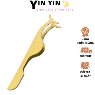 Nhíp kẹp hỗ trợ uốn cong lông mi nối mi giả bám chặt phù hợp cho phái nữ KLM 160