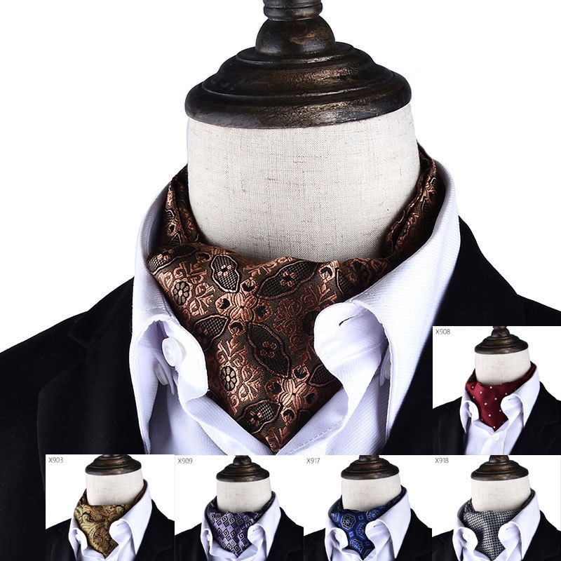 Cà Vạt Lụa Polyester Thời Trang Anh Quốc Cá Tính Cho Nam