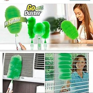 Chổi Lông Quét Bụi Tĩnh Điện Tự Động 360 Độ, Thông Minh Đa Chức Năng