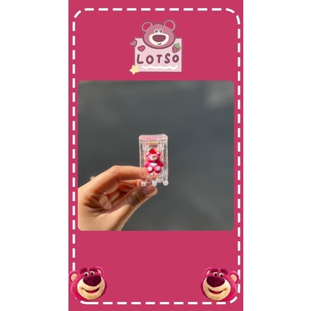Kẹp càng cua gấu dâu - gấu lotso siêu hot