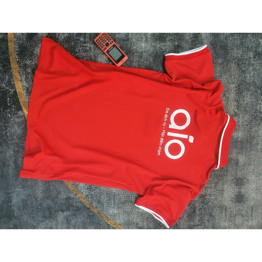 Áo polo thời trang viettel, Vải la cốt costong co dãn 4 chiều, hàng may kỹ, thanh lý