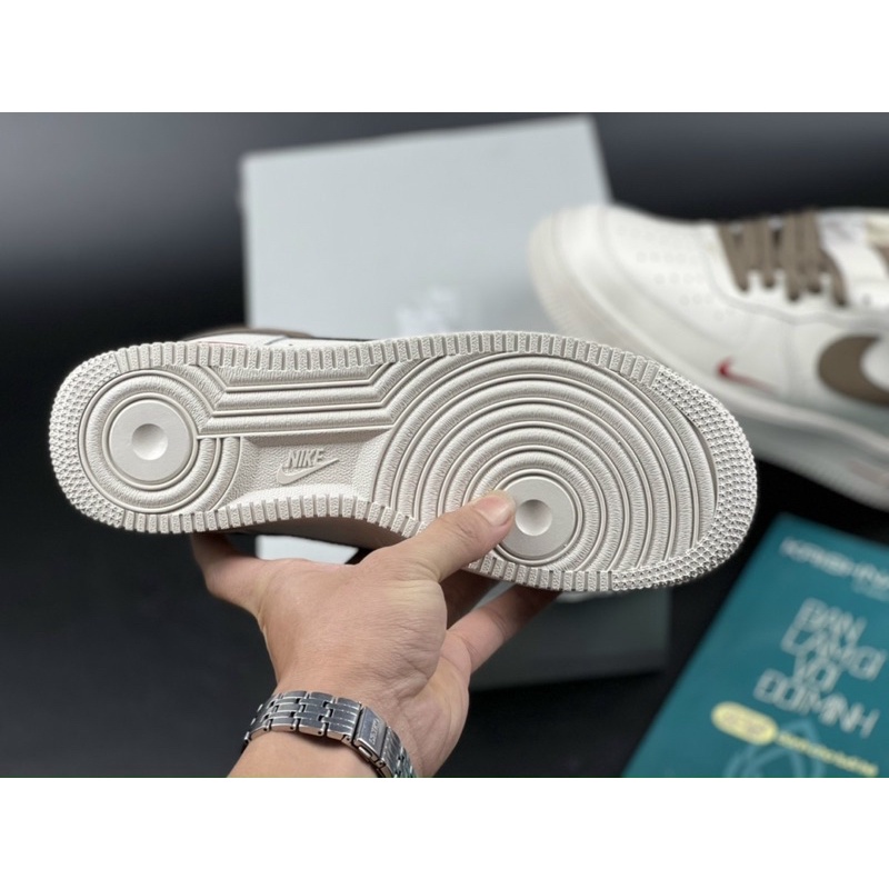 GIÀY THỂ THAO SNEAKER AF1 KEM NÂU, AF1 TRAVIS NÂU, AF1 TARMAC BẢN CẤP