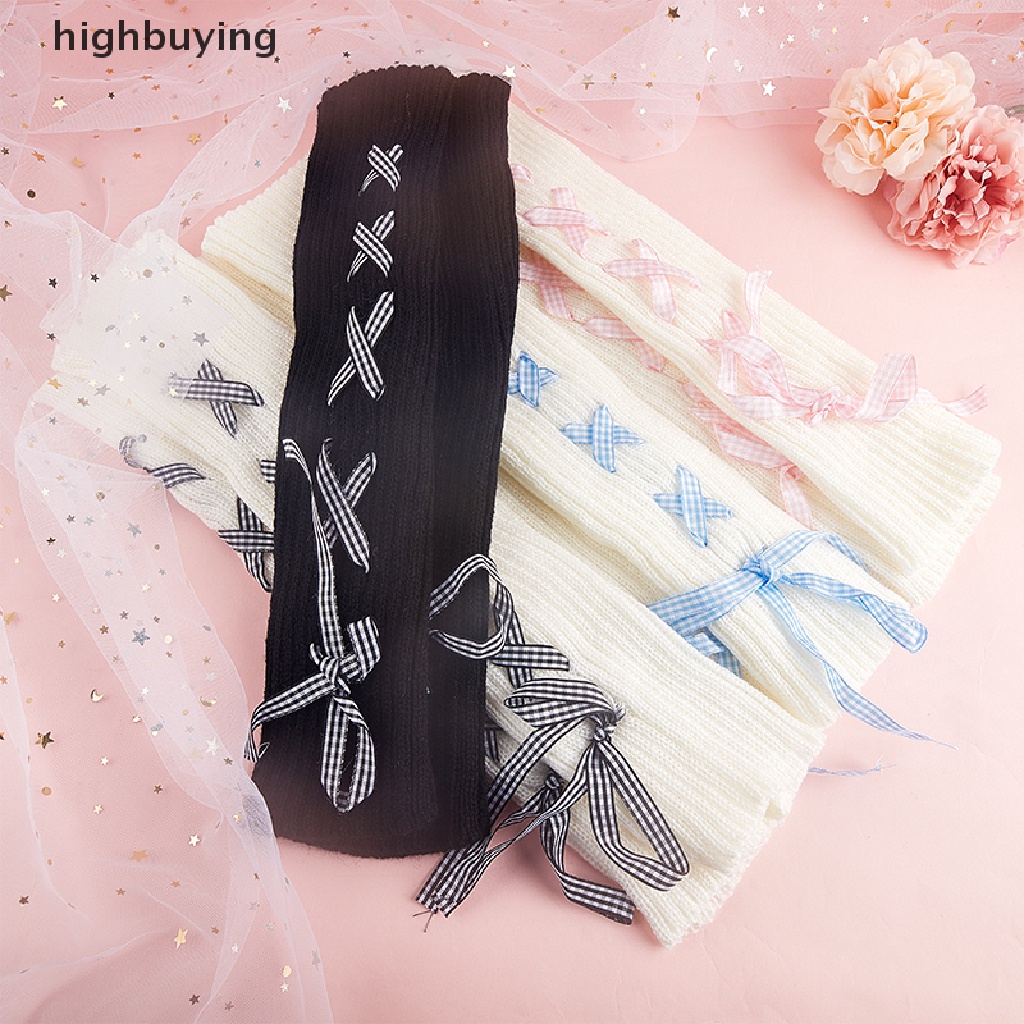 Vớ Dệt Kim Giữ Ấm Chân Phong Cách Lolita Ngọt Ngào Cho Nữ