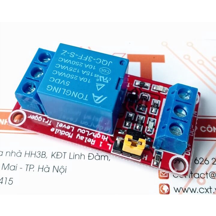 Module 1 Relay 5V Với Opto Cách Ly Kích H/L