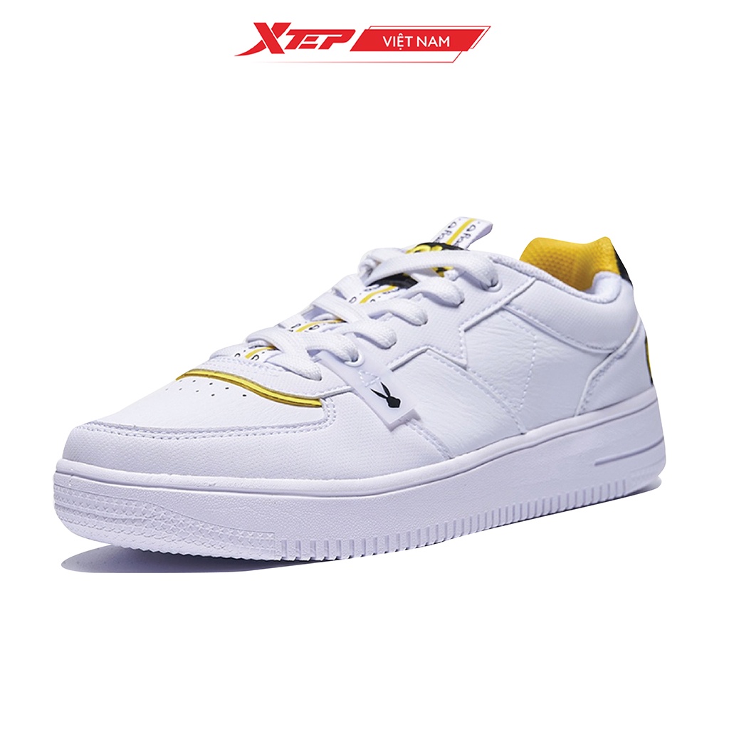 Giày sneaker thể thao nam Xtep, đế bằng hoạ tiết cơ bản dễ phối đồ, đế giày êm ái 979119316881