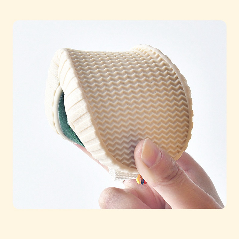 Giày Cao Su Mềm Thoáng Khí Chống Trượt Cho Bé 0-3 Tuổi