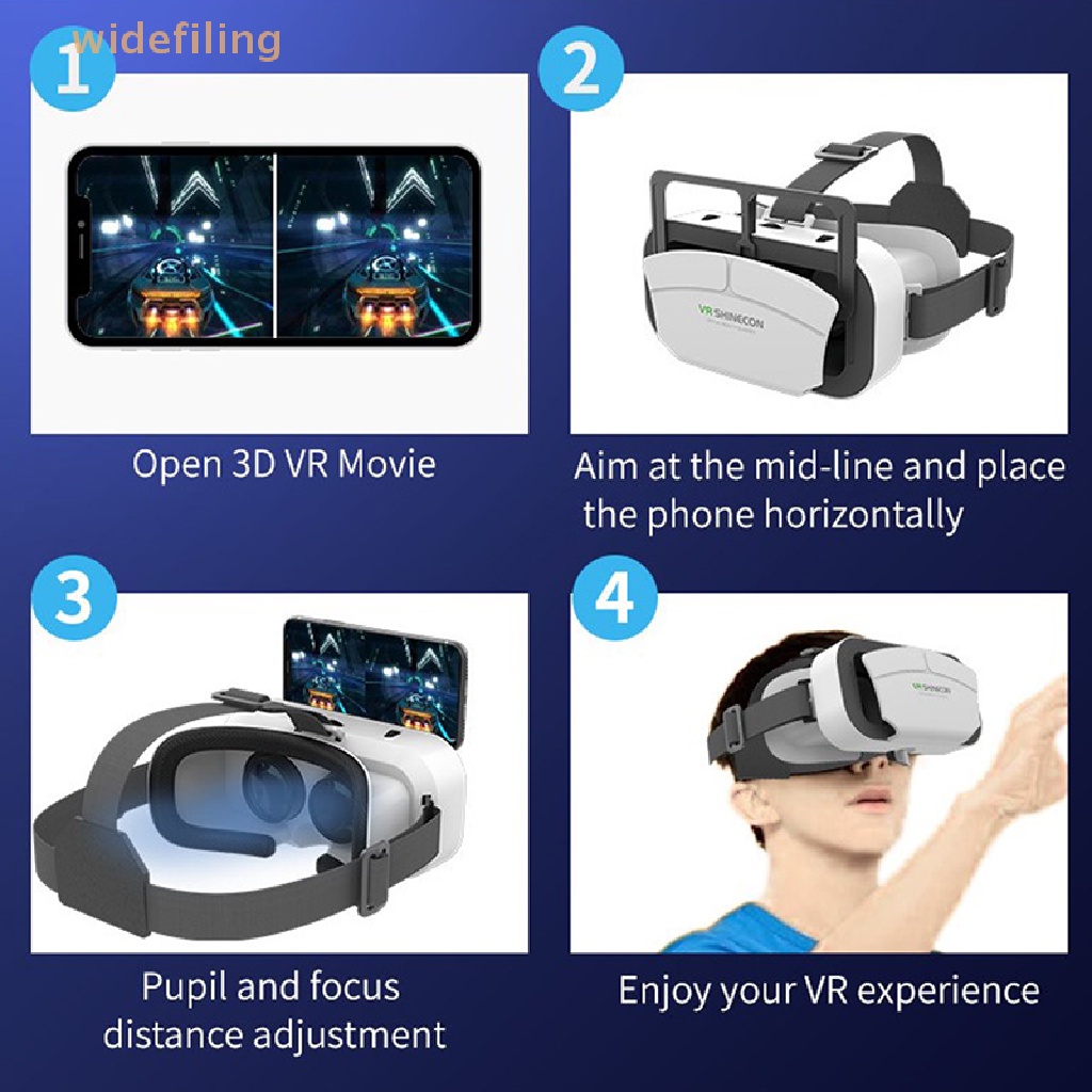 Kính Thực Tế Ảo 3D VR Màn Hình 4.5-7.0 Inch Có Thể Điều Chỉnh Dành Cho Xem Phim