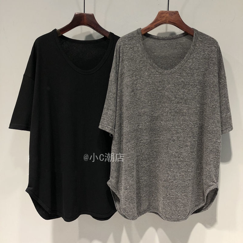 COZOKC COZOK Áo thun COZOK tay ngắn cổ chữ V dáng rộng phong cách Hàn Quốc trẻ trung thời trang