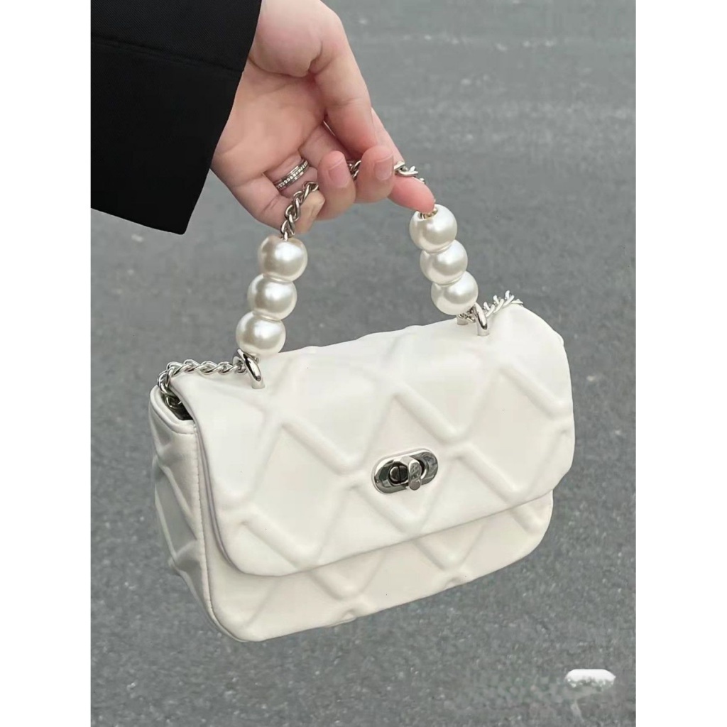 Túi Xách Đeo Chéo Đính Ngọc Trai Thời Trang Mới 2023 Dành Cho Nữ