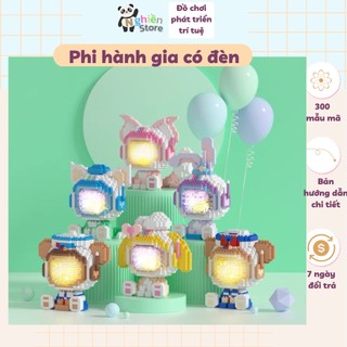 Mô hình lắp ráp 3d phi hành gia lắp ráp phi hành gia đèn led 3d phát sáng Đồ chơi lắp ráp đồ chơi xếp hình NGIỀN Store