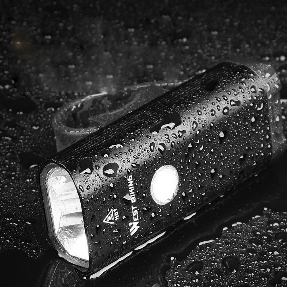 Đèn Pha Cảnh Báo An Toàn Sạc USB Cho Xe Đạp