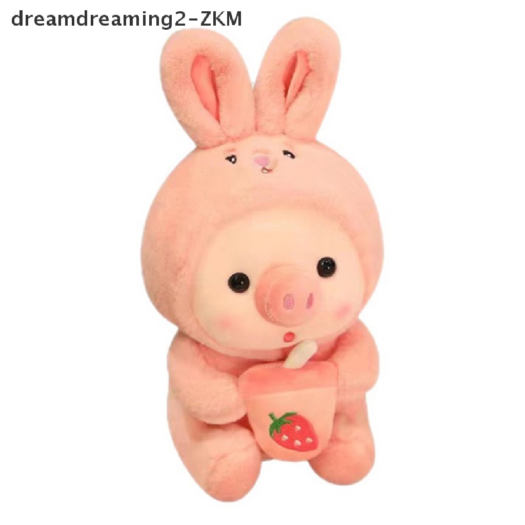 1 Thú Nhồi Bông Hình Ếch / Hổ / Thỏ / Heo Hồng 25cm Hóa Trang Làm Quà Sinh Nhật