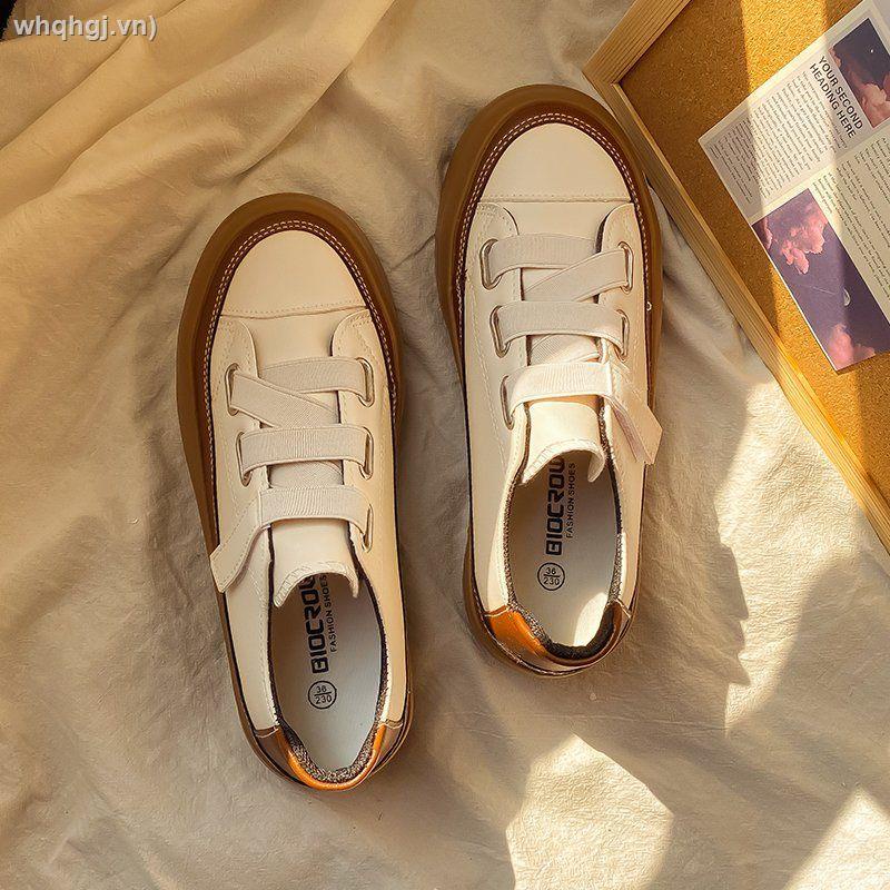 Giày Thể Thao Khóa Dán Thời Trang Mùa Thu Hàn Quốc Mới 2022 Dành Cho Nữ